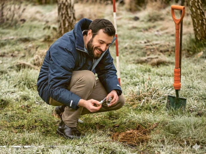 Adrien Dethier, maraîcher bio du Champ Serein à Serinchamp